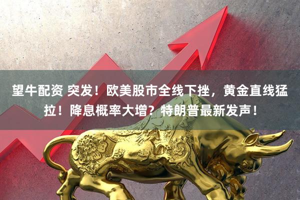 望牛配资 突发！欧美股市全线下挫，黄金直线猛拉！降息概率大增？特朗普最新发声！